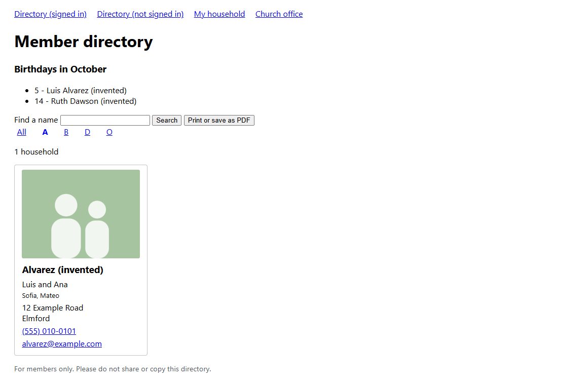 Kinfolk: another of its screens